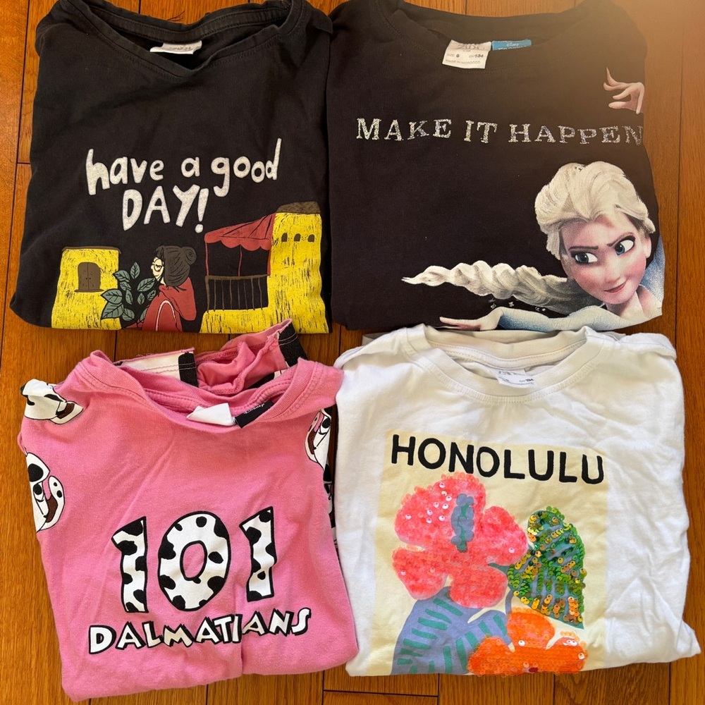 Zara Graphic T-Shirts Bundle and Jcrew legging bundle